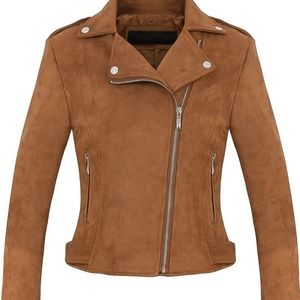 Brown Suede Women's Jacket
